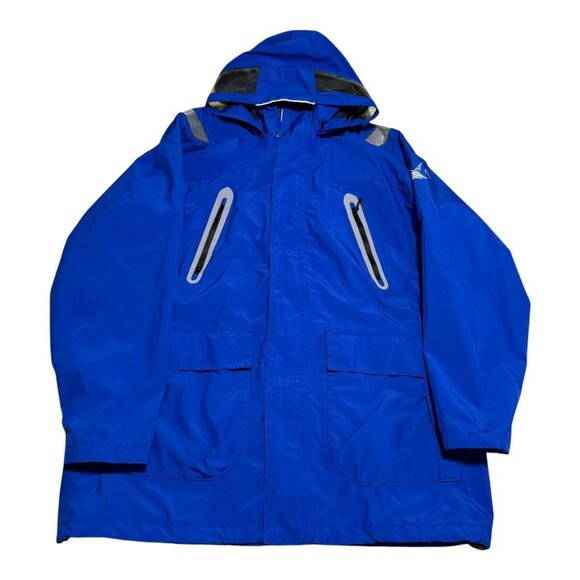 Nautica 30th Anniversary Sea Wall Parka Blue Polyester Jacket Adult‎ 2XL - Picture 1 of 10